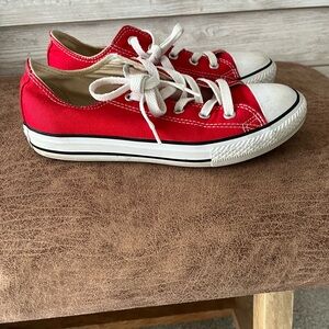 Classic Red Converse Sneakers